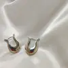 Ear cuffs de personalidade europeia e americana exagerados com senso de alta qualidade para heavy metal, brincos de círculo grande, brincos com design retrô francês