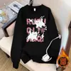 Sudadera Huamian Negra de Cuello Redondo para Mujer, Nuevo Estilo Otoño e Invierno 2026, Top Holgado de Talla Grande con Mangas Largas, Chaqueta de Forro Polar de Invierno