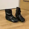 Botines Tachonados Retro Occidentales Dulces y Frescos, Otoño 2026, Suela Suave, Cómodos de Usar, Botines Cortos Versátiles para el Día a Día