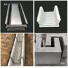 Forma para Canal de Fluxo Rápido Molde de Cobertura Canaleta de Drenagem Forma para Canaleta em U Canaleta Lateral de Concreto Calha Retangular Modelo