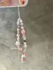 Cadena de teléfono móvil con cuentas de dibujos animados linda Sanrio cordón para cámara ccd gato kt rosa cordón de teléfono móvil portátil universal