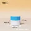 Botella dispensadora de crema facial de plástico PP, tarro grande de arcilla blanca y sal marina para cera de cabello de 150 g, tarro de tratamiento para el cabello y desmaquillante de 200 g y 300 ml