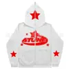 Sudadera con capucha de moda 2025 Nueva Sudadera con capucha Cruzada Estampada Tesoro Nacional Cardigan con cremallera Camisa estampada Venta directa al extranjero