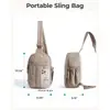 Bolso Cruzado de Mujer Amazon, Moderno, Casual, Portátil, Almacenamiento para Teléfono Móvil, Cartera de Viaje, Bolso de Pecho para Exteriores