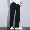 Jeans de trabajo lavados para hombre, nuevos pantalones rectos de moda de otoño 2026, pantalones largos casuales holgados de pierna ancha, estilo nuevo
