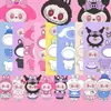 Pegatinas Labubu Viste a Labubu Rompecabezas Manualidades para Niños Cuaderno DIY Rompecabezas Creativo Decoración Jardín de Infancia
