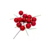 Decorações de Natal Mini Estames de Pérola Cerejas Casamento Natal Presentes DIY Frutas da Sorte Frutas Vermelhas