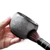 Taza Maestra Flor de Hielo Negra Taza Individual con Diseño de Esmalte Abierto, Taza de Té Personal de Cerámica Kung Fu de Gama Alta para Beber Té