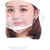 Protección de la Salud Mascarilla de Catering Plástico Transparente Antisalpicaduras Antivaho Mascarilla de Chef Antisaliva Mascarilla Transparente Personalizada