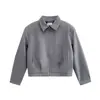 Chaqueta de nicho moderna estilo americano para hombre, nuevo modelo otoño 2026, chaqueta corta casual holgada con cuello de solapa, ropa exterior para hombre