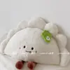 Linda almohada con forma de dumpling, el cojín de noche de los sueños de una niña, decoración suave para sofás y ventanales, una almohada cómoda para dormir en residencias estudiantiles o en camas, proporcionando soporte para la espalda