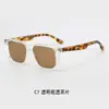 Gafas de Sol Cuadradas Pequeñas Retro para Mujer, Estilo Nuevo con Tachuelas, Gafas de Sol Protectoras de Moda y Únicas para Hombre, Gafas de Estilo Callejero Hip-Hop Americano