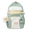 Mochila Versátil de Estilo Fresco para Meninas Jovens, Mochila Escolar Estética de Alto Valor Japonesa para Meninas, Mochila Color-Blocking Estilo Ins Coreano para Alunos do Ensino Médio