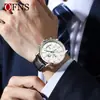 O'Fanni's explosiones de comercio exterior banda de reloj de cuarzo calendario cronógrafo reloj impermeable correa luminosa reloj para hombre de negocios venta al por mayor