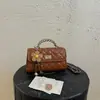 Versátil bolso cruzado acolchado de primavera con correa de cadena, nuevo bolso cruzado de nicho de lujo ligero 2026 para mujer