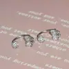 Anillo de Labio con Forma de Bola de Barro y Lazo Acero Inoxidable Stud para Labio Adorno para Labio Nuevo Anillo para Cartílago de la Oreja Joyería para Oreja Accesorios para Piercings Venta al por Mayor