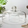 Fabricantes transfronterizos de gran venta cubierta de vidrio para pastel cubierta de vidrio para pastel sin plomo grado alimenticio transparente cubierta antipolvo cubierta para pastel