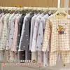 Conjunto de ropa interior térmica de otoño e invierno para niños, algodón puro, para niños y niñas, incluye camisetas de manga larga y pantalones largos, adecuado para usar en casa y como pijama