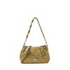 Bolso de Diseño Exclusivo para Mujer, Bolso Nube Personalizado Fruncido, Bolso de Mano, Simple y Versátil, Moderno Bolso de Hombro con Cadena y Cremallera