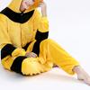 Fornecimento transfronteiriço de novos pijamas cartoon onesie para casais flanela roupa de casa coral fleece onesie