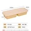 Cajas de Almuerzo Desechables Separables, Cajas de Almuerzo Biodegradables de Almidón de Maíz, Cajas Ecológicas para Llevar de Comida Rápida, Disponibles en Múltiples Tamaños, Tazones Redondos