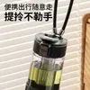 Taza de Vidrio de Alto Borosilicato con Separador de Té y Agua, Resistente a Altas Temperaturas, Gran Capacidad, Anti-Quemaduras, Taza Portátil para Preparar Té, Taza de Regalo de Alta Estética