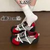 Zapatos de Entrenamiento Alemanes Estilo Ballet Retro Piel Genuina Zapatos de Mujer 2026 Otoño/Invierno Nuevo Bloque de Color Versátiles Casuales Zapatos Deportivos