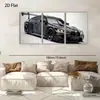 Arte de Parede para Decoração de Quarto de Carro e Carro Esportivo Transfronteiriço, Pintura para Pendurar na Sala de Estar, Pintura Decorativa, Compre Um Leve Três