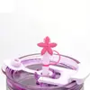 Tampa de Canudo de Silicone Rosa Mais Vendida Transfronteiriça Tampa Protetora contra Poeira para Copo de Água Stanley Acessórios Personalizados para Tampa de Canudo para Copo de Chá com Leite