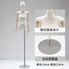 Nuevo Soporte de Exhibición Plano Estilo Coreano para Ropa de Mujer, Maniquí de Medio Cuerpo Plano para Escaparate de Tienda de Ropa