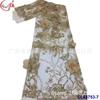 Aplique 3D bordado bordado con lentejuelas encaje tela de malla vestido de novia accesorios de vestido