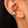 Amazon Transfronterizo Nuevo Anillo Grueso Clip de Oreja en Forma de C Aretes Abiertos Moda Viajero Simple Joyería Sin Oreja