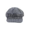 Chapéu de pintor boina estilo coreano moderno moda nova xadrez lã chapéu octogonal estilo retro chapéu para a frente