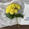 Coliflor artificial, fruta suculenta, fruto de hortensia, accesorios de fotografía, arreglos florales de boda, flores artificiales, coliflor de goma suave, flores artificiales