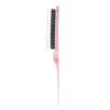 Peinado peine para el cabello placa de dientes de nailon peine de cola puntiaguda para el cabello transparente puntera esponjosa peine para rizar el cabello maquillaje peine para maquillaje de noche