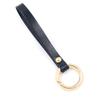 Llavero de piel de vaca de Yiwu Jewelry con cierre de resorte multifunción, colgante para bolso, bola de pelo, accesorios para coche, multicolor