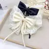 Pinza para el pelo de encaje con lazo romántico y dulce, Pinza de moda y versátil para coleta semi-recogida de chica, Pinza de pelo de alta gama