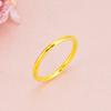 Exquisito anillo para el pulgar antiguo, sólido y brillante, imitación de oro, arena, oro caliente, tienda de oro, mismo estilo, anillo de cola femenina tradicional