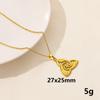 Collar con colgante de estilo Ins de moda para mujer, diseño de nicho europeo y americano, collar de triángulo hueco de acero inoxidable, joyería versátil