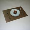 Direto da Fábrica simples Placemat Europeu Ocidental lavável antiderrapante PVC jacquard Teslin Placemat para tigela tapete de mesa