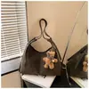 Moda Retro Bolso de Mujer para Viajes Transfronterizo Nuevo Estilo Versátil Bolso de Hombro Textura de Cuero Suave Gran Capacidad Bolso de Hombro