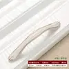 Manija Blanca Marfil Estilo Europeo Manija de Puerta de Armario Manija Pequeña de Ferretería con Flor de Rosa para Cajón y Puerta de Gabinete Minimalista Moderno