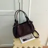 2026 Verão Nova Bolsa Tote com Textura Trançada Grande Capacidade Bolsa de Ombro Único Estilo Coreano Bolsa de Mão para o Dia a Dia Bolsa de Ombro da Moda
