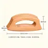 Masajeador gua sha creativo de madera maciza personalizado con estimulación de meridianos, varios estilos disponibles, admite diseños y muestras personalizadas, el fabricante ofrece grandes cantidades