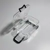Caixa Organizadora Mini Mala de Rodinhas Ultra Pequena, Venda Direta do Fabricante, com Rodinhas Retráteis, Móvel, Transparente, Fofo Organizador de Joias