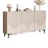 Aparador de pizarra estilo italiano, mueble de almacenamiento moderno minimalista para sala de estar, armario de cocina de lujo ligero, mueble de almacenamiento de té y vino montado en la pared
