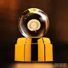Luz Noturna de Planeta com Bola de Cristal Giratória Enfeites Criativos para Mesa Artesanato Feng Shui Presentes para Professores Novos Produtos Transfronteiriços