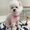 Pantalones para Caminar Perro Bixiong Teddy Lindos Universales Cuatro Estaciones Prueba de Polvo Estilo Extranjero Tulipan Mascota Pantalones a Prueba de Polvo para Mascota