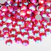 Rhinestones Redondos Planos Serie Roja al por Mayor para Uñas Artísticas DIY Accesorios de Rhinestone de Cristal
