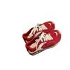 Aumento de altura interior 6CM Otoño 2026 Nuevo Zapatos de Plataforma Casual Versátil con Cordones Punta Redonda Piel Genuina Zapatos de Entrenamiento Alemanes para Mujer